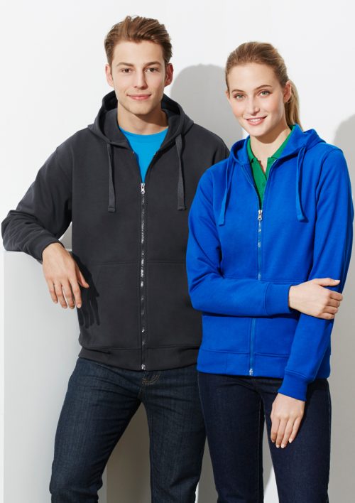 Ladies Crew Zip Hoodie/ Biz Collection