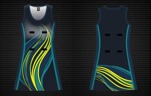 Dye Sublimation Netball Dress/ Aussis Pacific