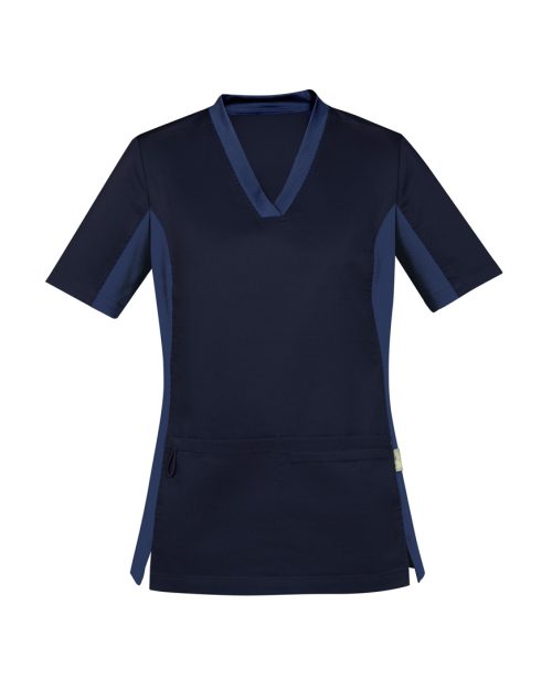 Ladies Riley V-Neck Scrub Top / Bizcare