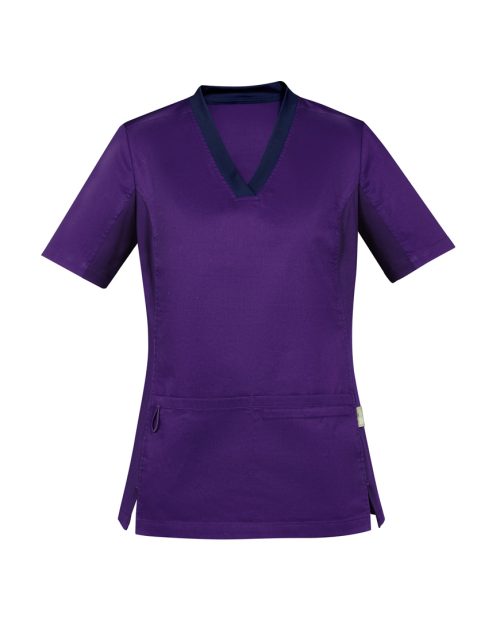 Ladies Riley V-Neck Scrub Top / Bizcare