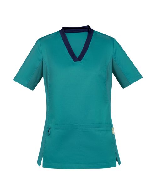 Ladies Riley V-Neck Scrub Top / Bizcare