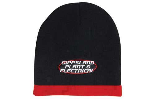 Roll Down Two Tone Acrylic Beanie/Headwear