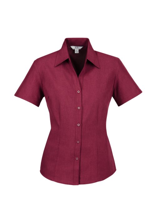 Ladies Plain Oasis Short Sleeve Shirt/Biz Collection