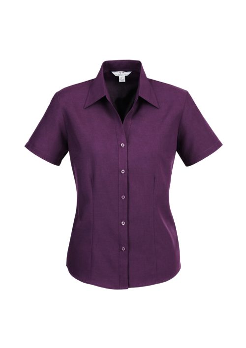 Ladies Plain Oasis Short Sleeve Shirt/Biz Collection