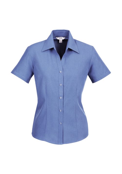 Ladies Plain Oasis Short Sleeve Shirt/Biz Collection