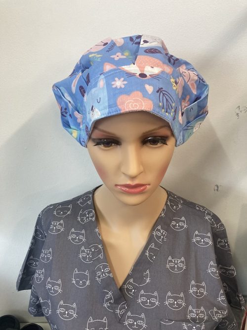 Nurse Elasticed Caps Printed/ S4U