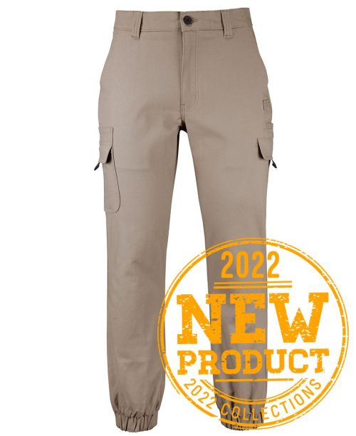 MULTI POCKET STRETCH CANVAS JOGGER - 6SCJ
